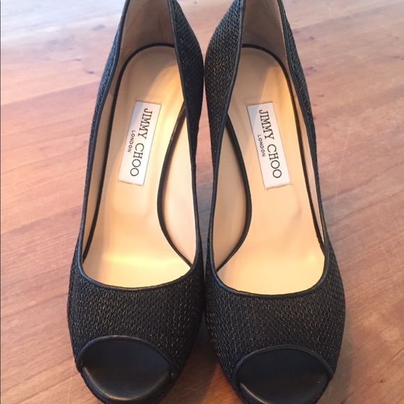 Brand new Jimmy Choo Dahlia platform peep toe